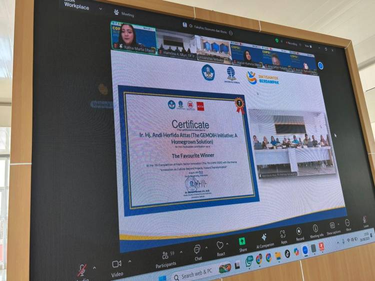 GEMOIH Juara II dan Juara Favorit Kompetisi Internasional Sektor Publik COPSI 2025