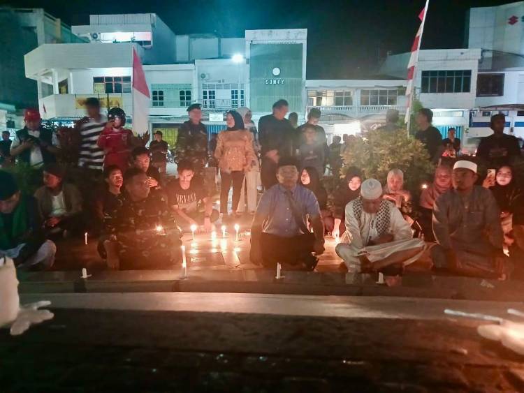 Bupati Andi Utta Ikut Aksi Damai di Bundaran Pinisi