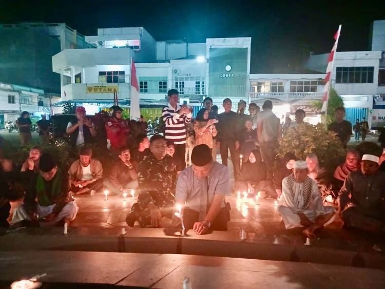 Bupati Andi Utta Ikut Aksi Damai di Bundaran Pinisi