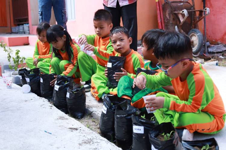 GEMOIH CILIK: Bunda PAUD Bulukumba Ajak Anak Usia Dini Cintai Lingkungan