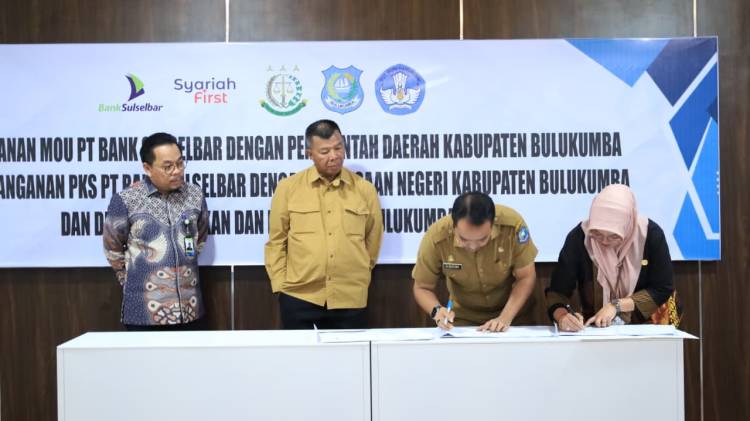 Sinergi dalam Majukan Layanan Publik, Pemkab Bulukumba Gandeng Bank Sulselbar