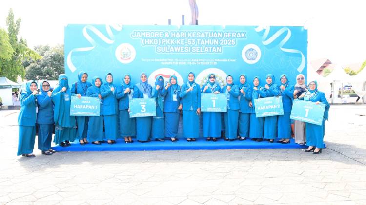 PKK Bulukumba Torehkan Lima Prestasi di Jambore dan HKG PKK Sulsel