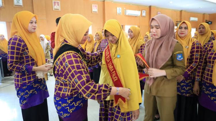 Herfida Muchtar Lantik 3 Bunda PAUD Kecamatan