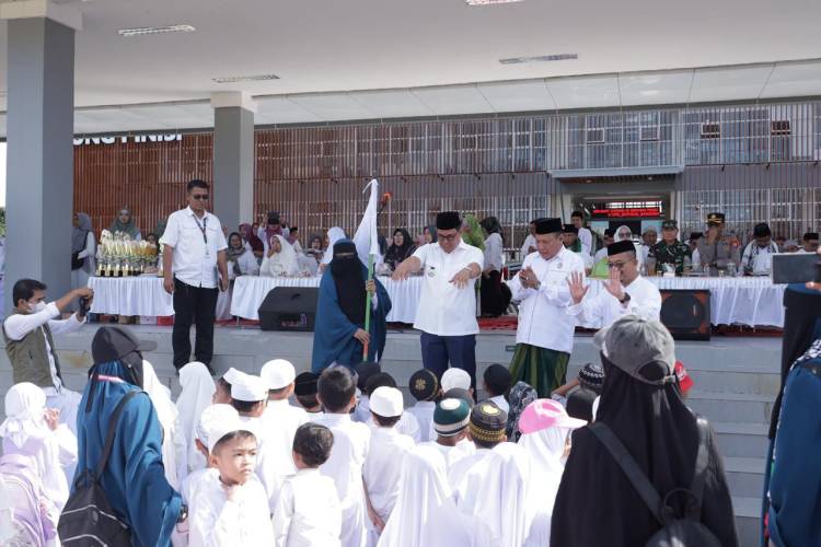 Wabup Edy Manaf Pimpin Upacara Hari Santri Nasional