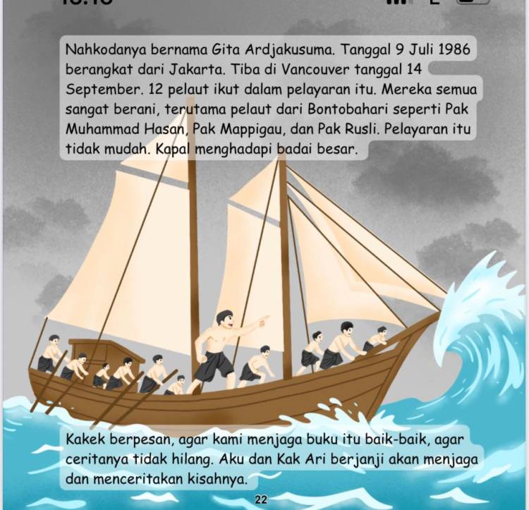 Buku “Petualangan Ara dan Ari di Bantilang Pinisi” Segera Rilis di Festival Pinisi