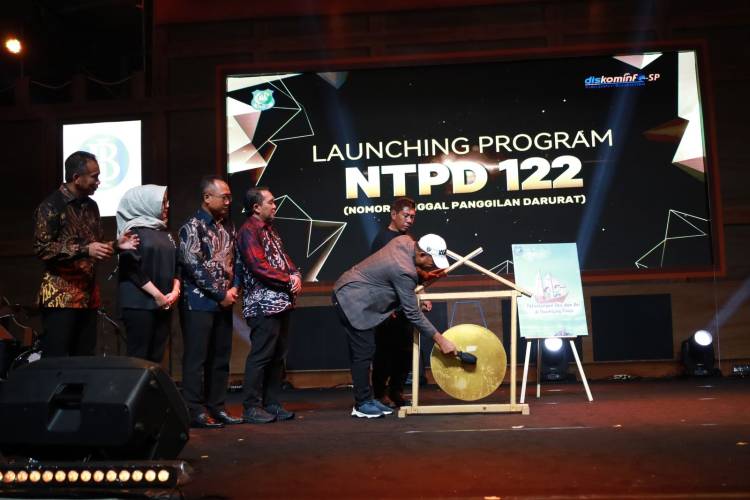 Disaksikan Kemenkomdigi, Bupati Andi Utta Launching Call Center 112 