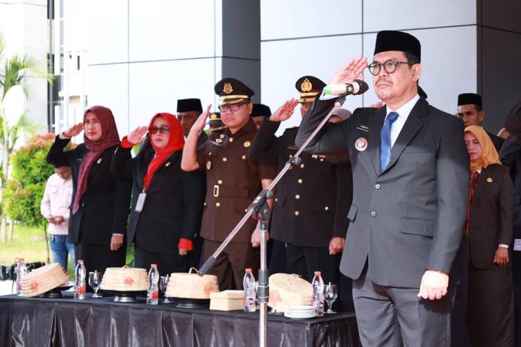 Wabup Edy Manaf Pimpin Upacara Peringatan Hari Pahlawan