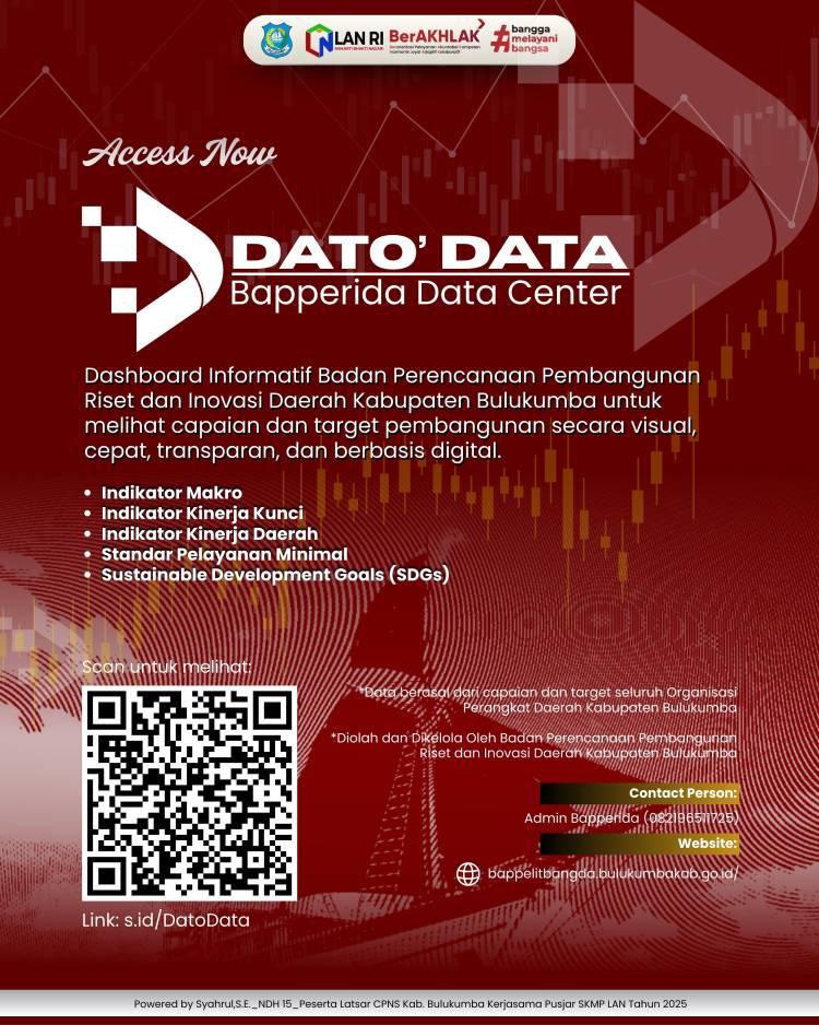 DATO’ DATA Bapperida Data Center