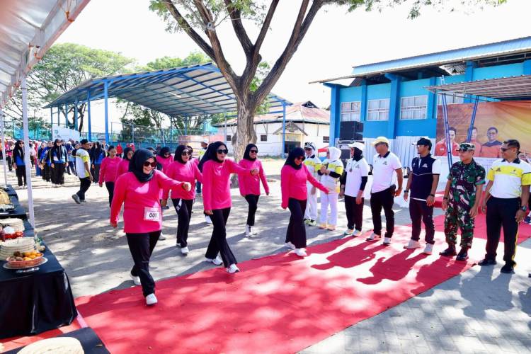 Buka Kejuaraan Tarkam, Bupati Andi Utta: Olahraga jadi Gaya Hidup