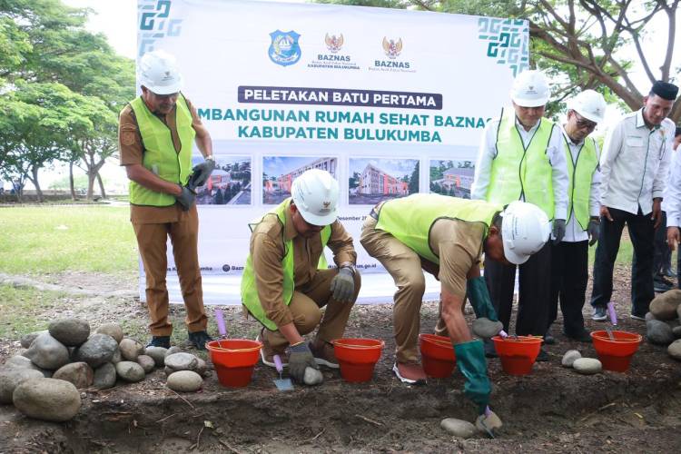 Kinerja Baik, Baznas Bulukumba Dapat Reward Pembangunan Rumah Sehat