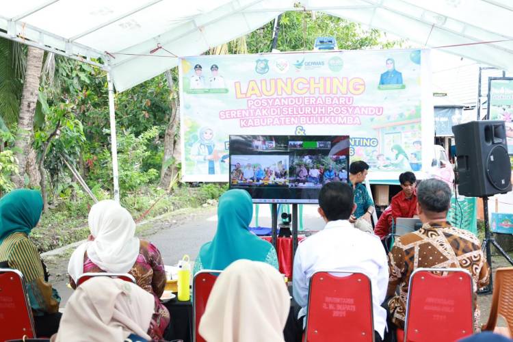 Bupati Andi Utta Launching Posyandu Era Baru, Perluas Layanan Hingga 8 Bidang