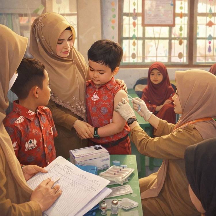 Kasus Campak Meningkat, Dinkes Bulukumba Genjot Imunisasi Kejar
