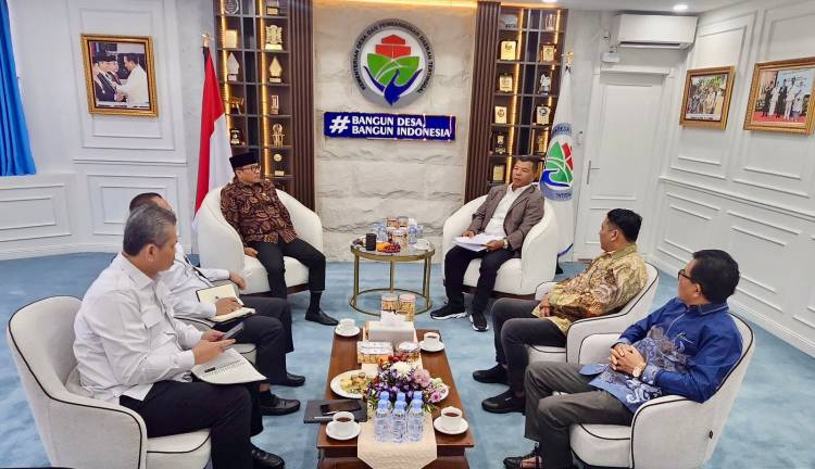 Bupati Andi Utta Temui Mendes, Bahas Pengembangan Desa Tematik dan Ketahanan Pangan