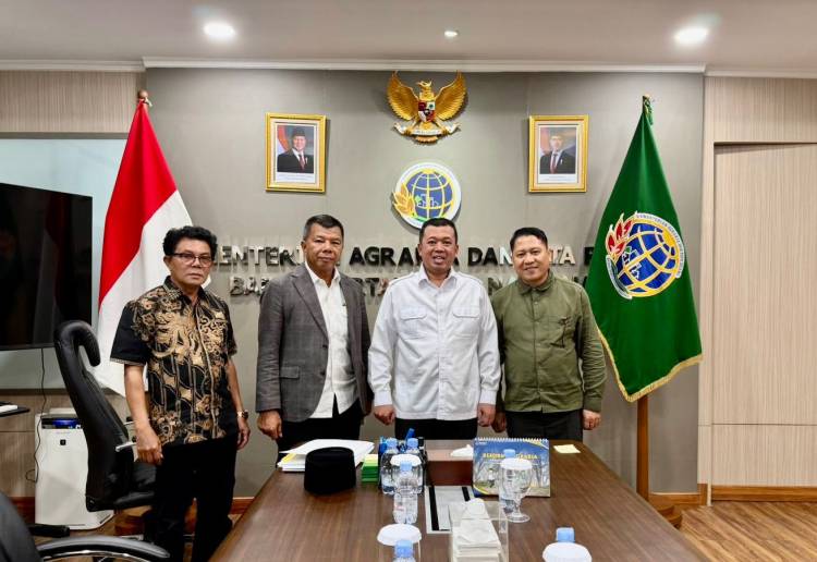 Temui Menteri ATR/BPN, Bupati Andi Utta Bahas Optimalisasi Lahan Tidak Produktif