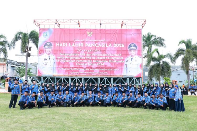 94 PNS Baru Bulukumba Resmi Dilantik, Bupati Andi Utta Tekankan Peningkatan Kinerja