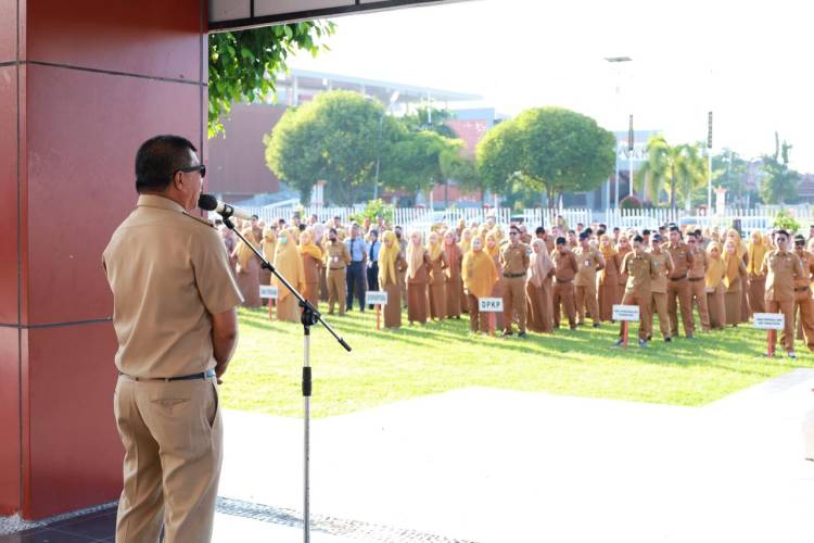 Apel Senin, Bupati Andi Utta: Kedisiplinan Menentukan Kualitas Hidup