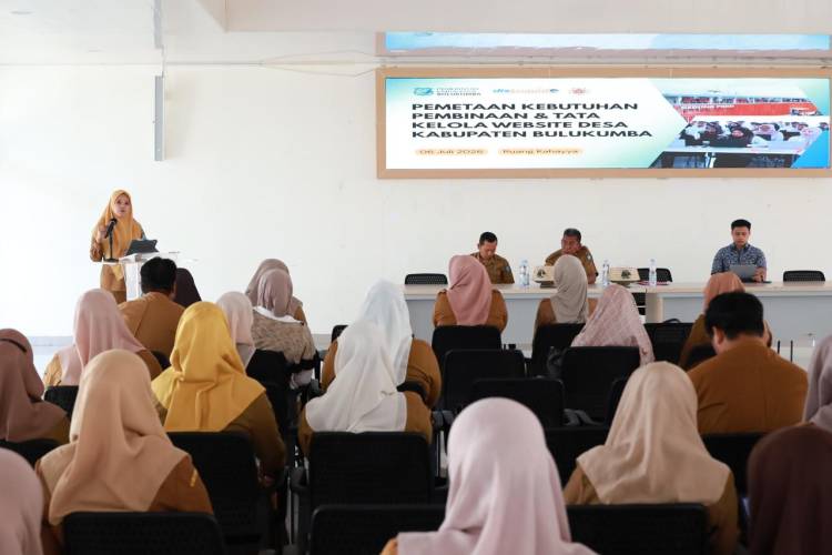 Dinas Kominfo Bulukumba Monev Pengelolaan Website Desa