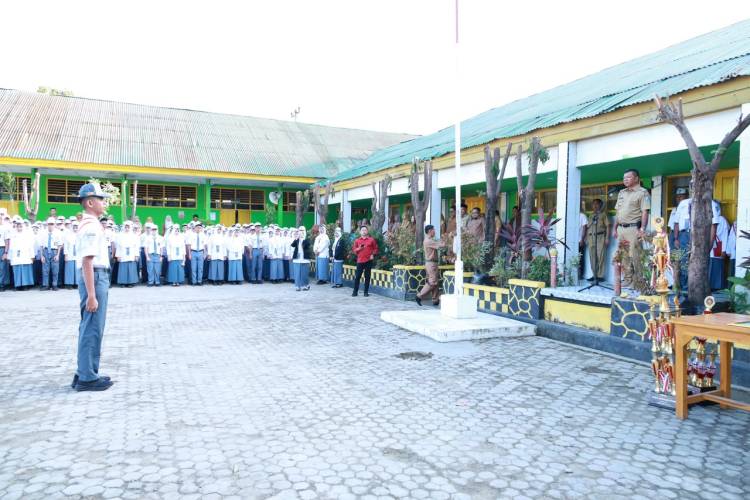 Bupati Andi Utta Ajak Wujudkan Sekolah Aman, Ramah Anak dan Bebas Perundungan di Hari Pertama Tahun Ajaran Baru