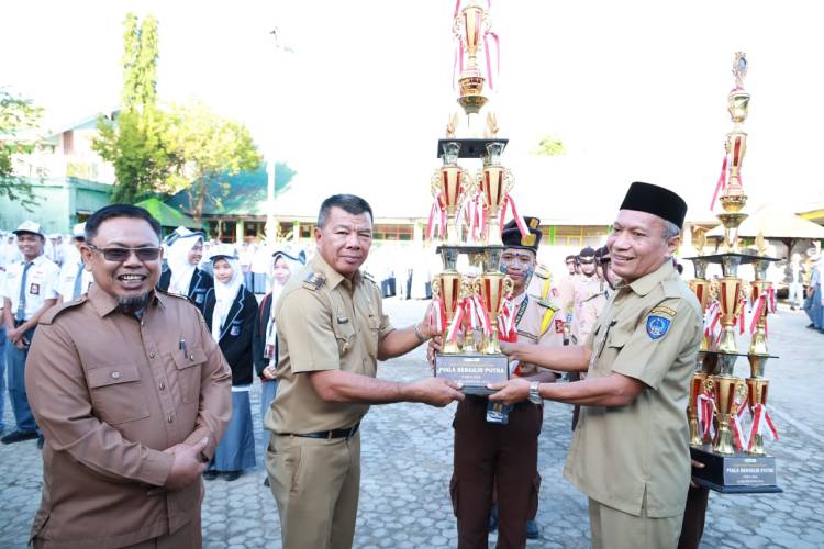 Bupati Andi Utta Ajak Wujudkan Sekolah Aman, Ramah Anak dan Bebas Perundungan di Hari Pertama Tahun Ajaran Baru