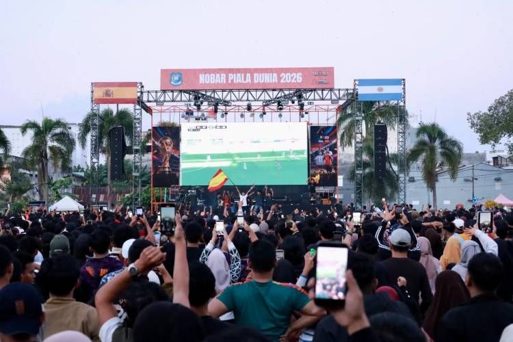 Sukses Nobar Piala Dunia 2026 di Lapda, Belasan Ribu Warga Bulukumba Saksikan Spanyol Juara