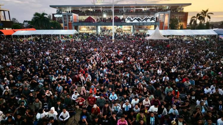 Sukses Nobar Piala Dunia 2026 di Lapda, Belasan Ribu Warga Bulukumba Saksikan Spanyol Juara