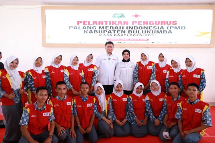 Lantik Pengurus PMI Bulukumba, Adnan Purichta: Dari Dulu Pak Bupati Miliki Jiwa Kemanusiaan