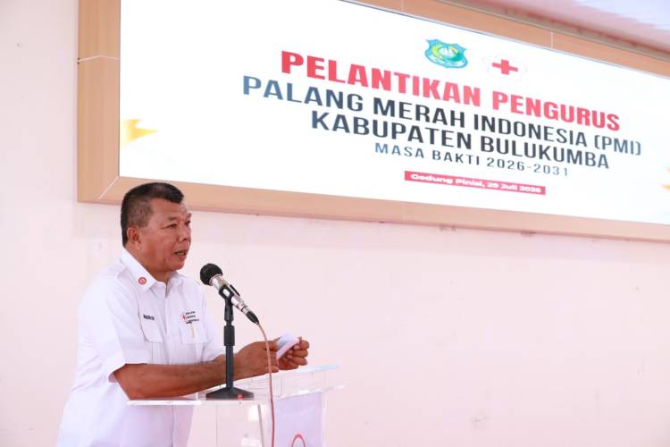 Lantik Pengurus PMI Bulukumba, Adnan Purichta: Dari Dulu Pak Bupati Miliki Jiwa Kemanusiaan