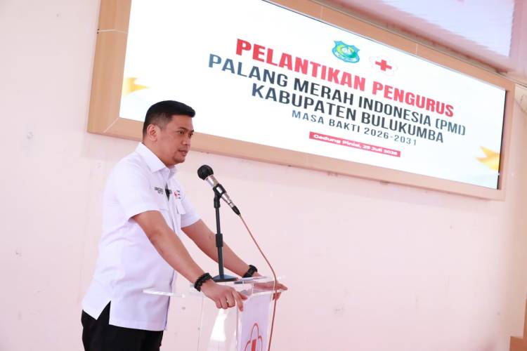 Lantik Pengurus PMI Bulukumba, Adnan Purichta: Dari Dulu Pak Bupati Miliki Jiwa Kemanusiaan