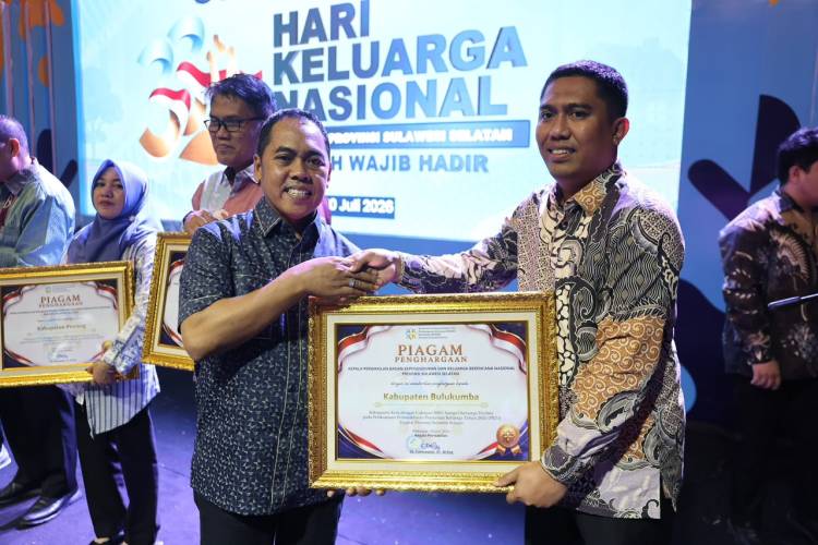 Bulukumba Raih Lima Penghargaan pada Peringatan Harganas ke-33 Tingkat Sulawesi Selatan