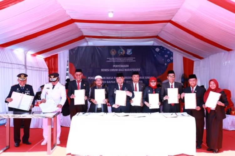 238 Warga Binaan Lapas Bulukumba Terima Remisi HUT RI, Andi Utta Kembali Tanam Pohon di Lapas