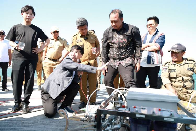 Bulukumba Gandeng Waqua Jepang Kembangkan Teknologi Air Laut Menjadi Air Siap Minum