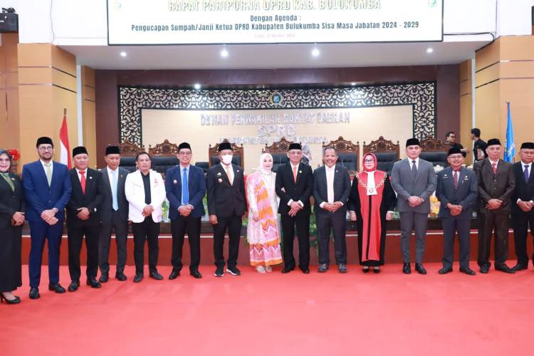 Andi Suriadi Dilantik Jadi Ketua DPRD Bulukumba, Andi Utta: Sebuah Kehormatan dan Tanggung Jawab Besar